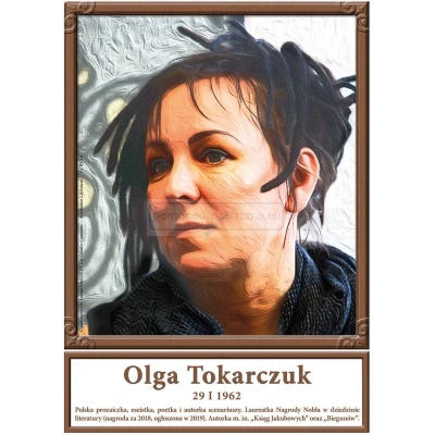 Portret noblistów polskich - Olga Tokarczuk
